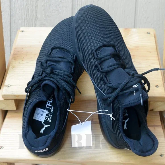 Black PUMA Men's Electron Street Shoe - Picture 5 of 6